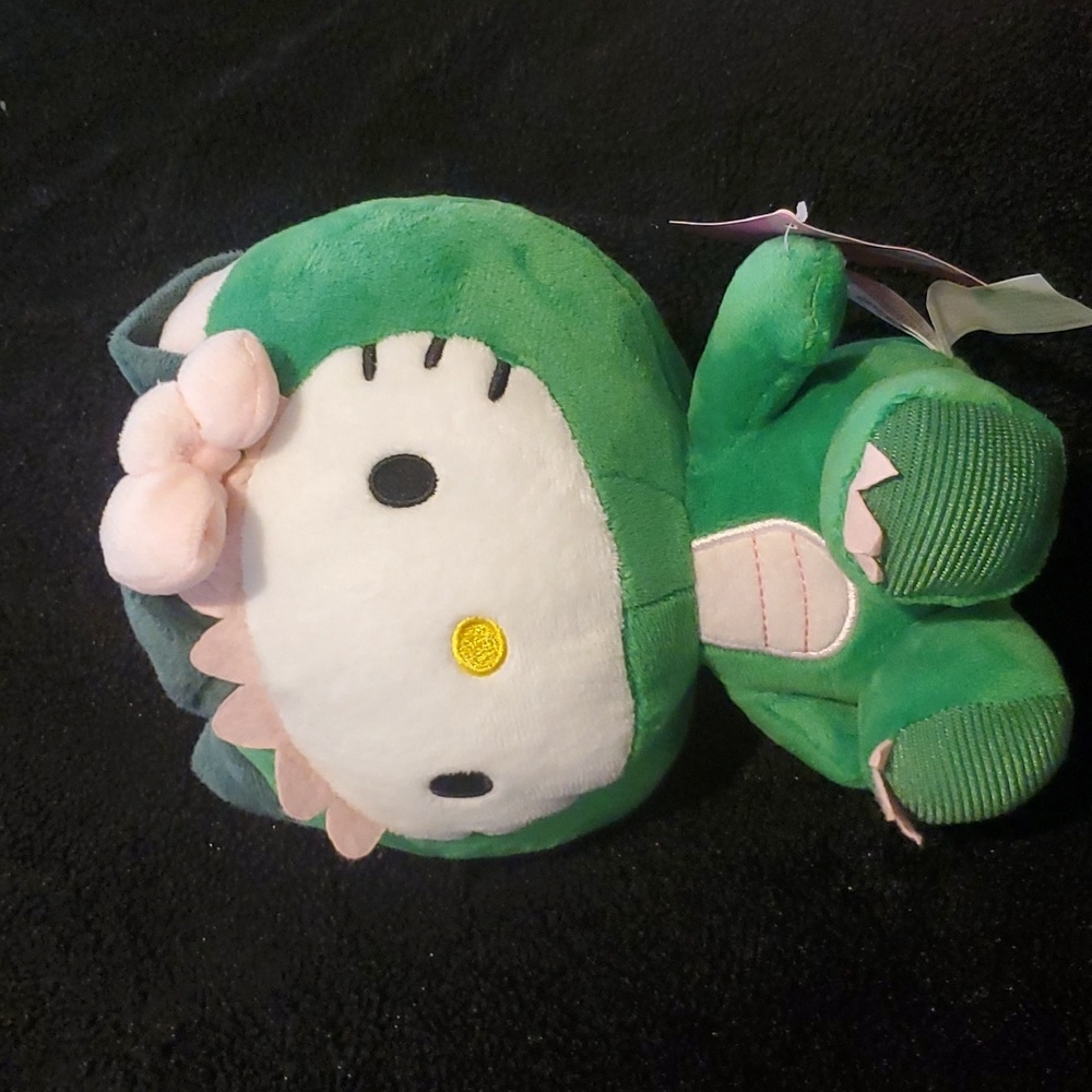 Hello Kitty Dinosaur Plush.NEW